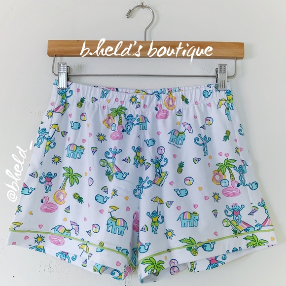 Roller Rabbit Pool Party Polo Pajamas in White Size X-Small (XS) Brand New NWT - Picture 10 of 17